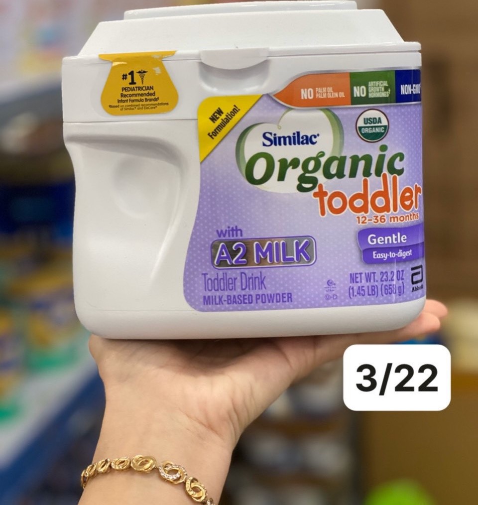 Sữa Bột ❤️🧡💛💚 Similac Organic with A2 Milk 658g Mỹ
