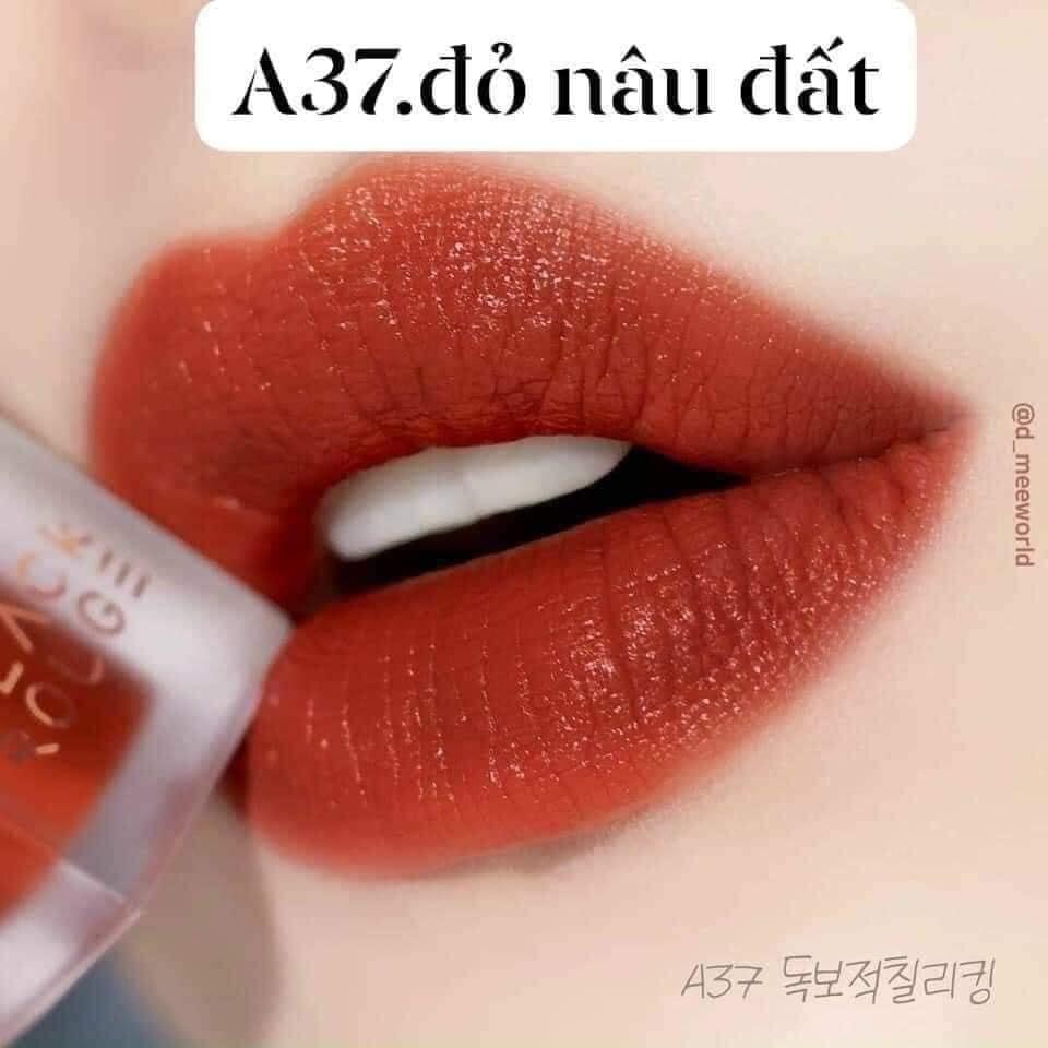 Son black rouge a37 đỏ nâu đất