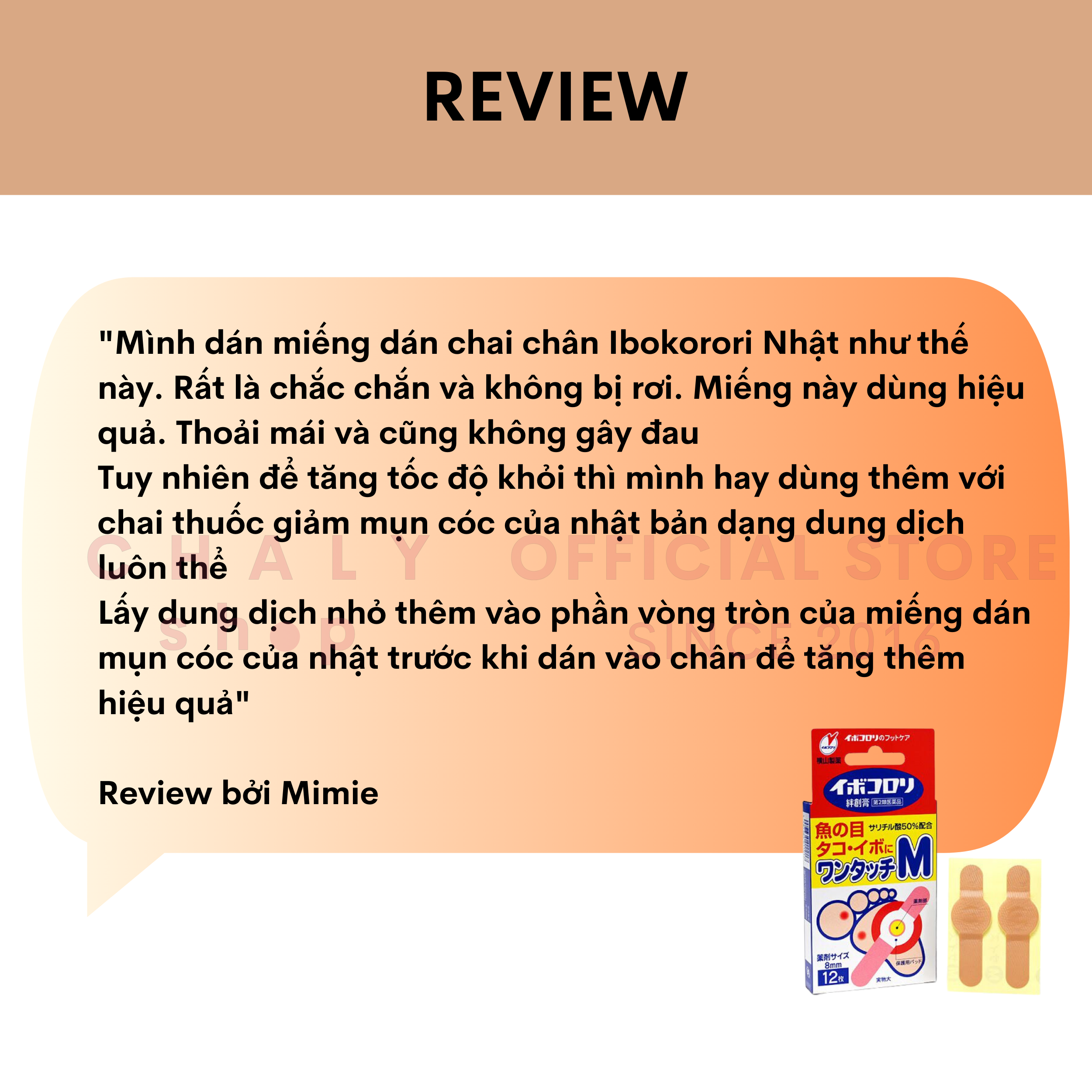 Miếng dán mụn cóc Ibokorori One Touch 12 miếng Nhật Bản