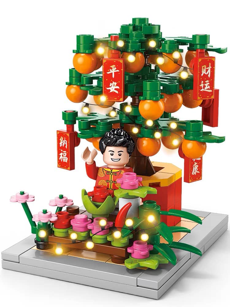 Bộ Lego Mèo thần tài đón tết