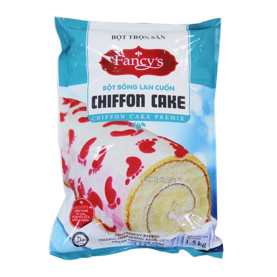 Bột Bánh Bông Lan Cuốn Chiffon Cake (1.5kg)