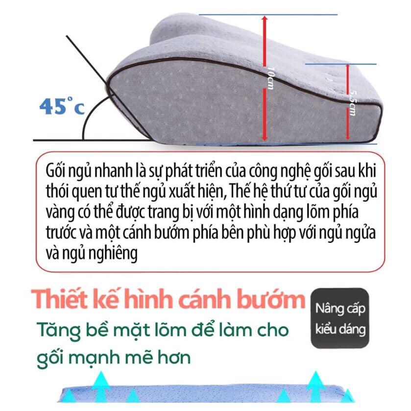 Gối ngủ nhanh Nhật Bản