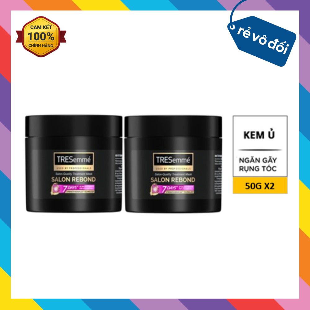 Combo Dầu Gội, Xả & Kem Ủ TRESemme Giúp Tóc Chắc Khỏe Giảm Gãy Rụng Suôn Mềm Chuẩn Salon (Size Mini)
