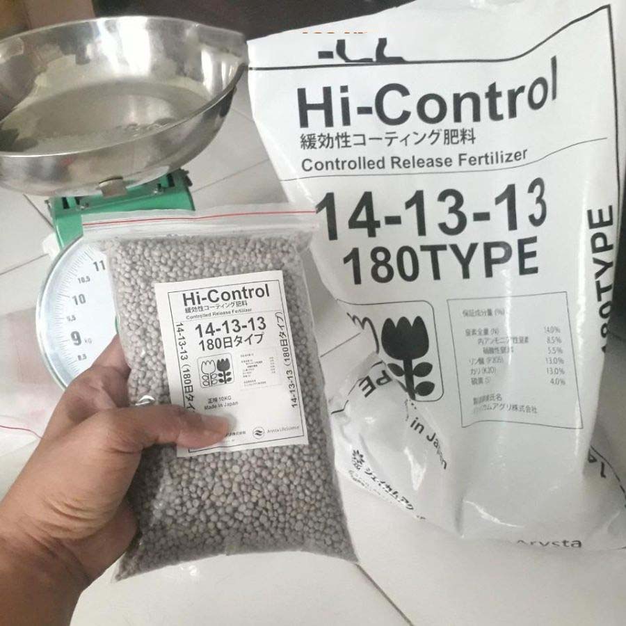 Phân chì Nhật 1kg Hi Control 14-13-13 (cân lẻ từ bao lớn)