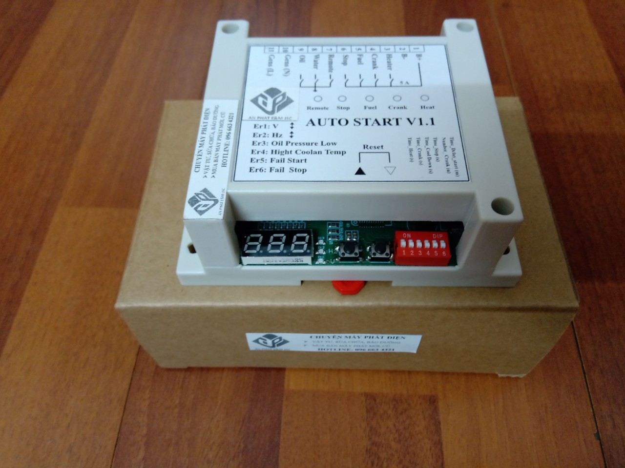 Bộ tự động cho mọi máy phát điện, có bảo vệ - Auto start