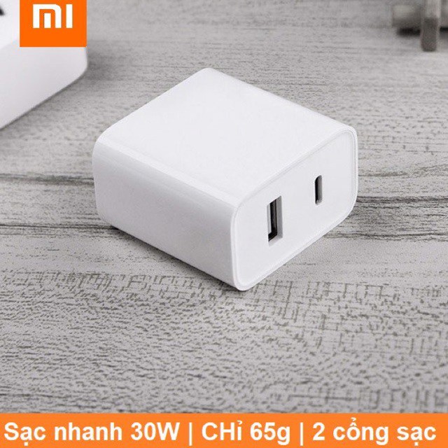 Cốc sạc nhanh type C Xiaomi 30W
