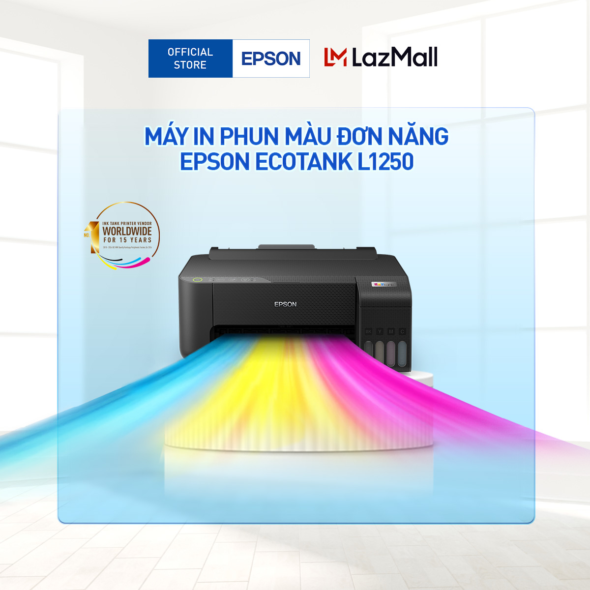 Epson EcoTank L1250 A4 Wireless Ink Tank Printer
