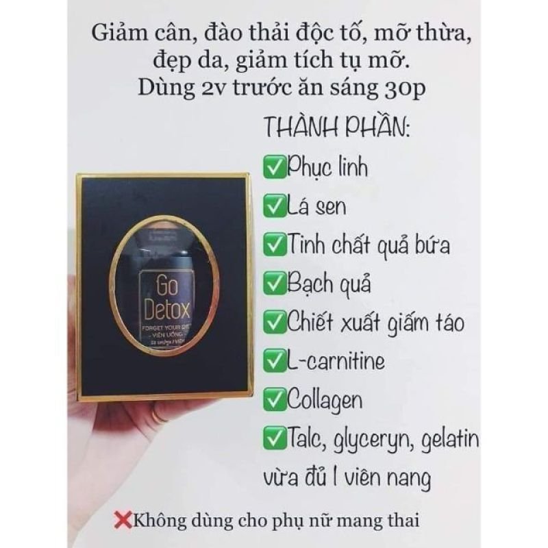 Trà Giảm Cân GoDetox (Mẫu mới nhất)