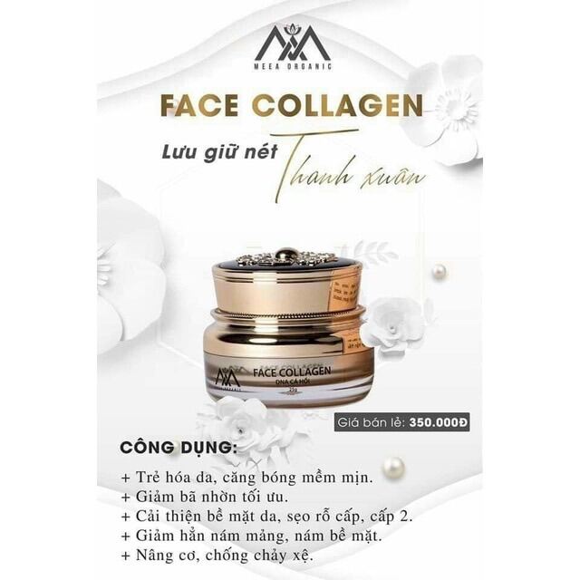 Kem face collagen cá hồi Meea DNA PRO V2 ( mẫu mới )