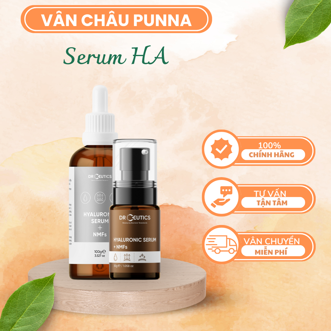 [Chính Hãng] Tinh Chất HA Drceutics Cấp Ẩm Và Căng Bóng Da Hyaluronic Acid + NMFs HA Basic Drceutics