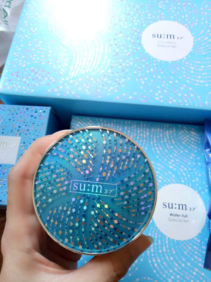 Phấn nước Su:m37 Water-full CC Cushion Perfect Finish Special Edition (15gx3)