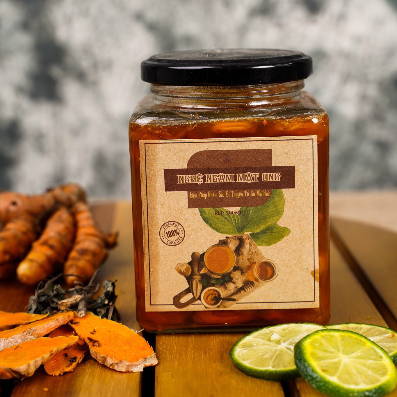Nghệ ngâm mật ong NatuQueens