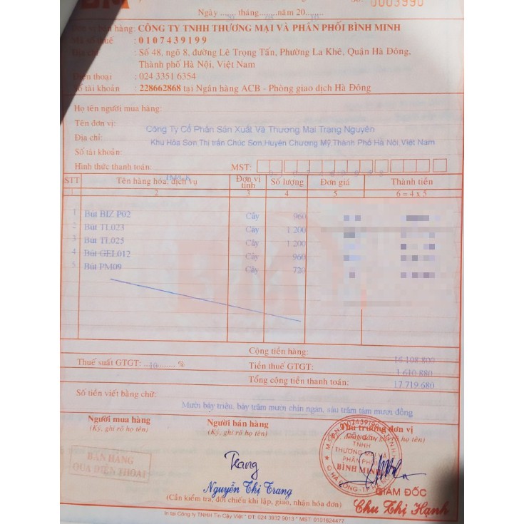 Bút cắm bàn đôi Thiên Long FOPH01