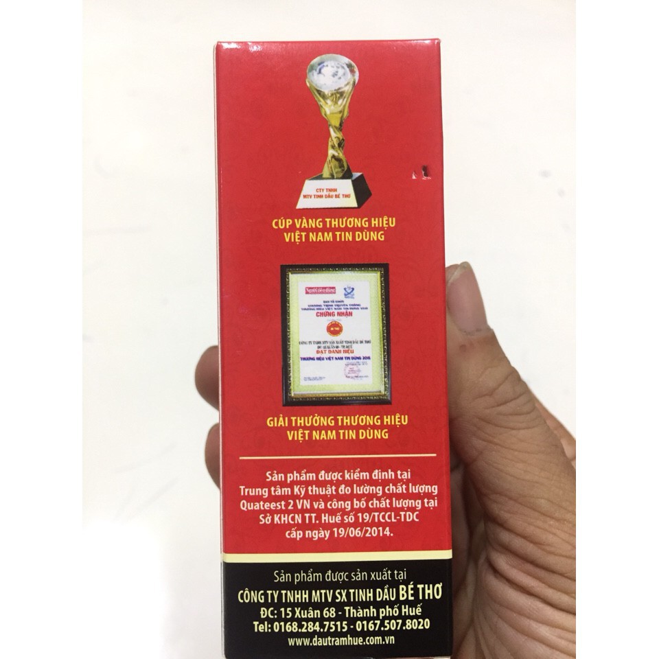 COMBO 2 CHAI DẦU MASSAGE HUẾ HIỆU BÉ THƠ chai 60ml