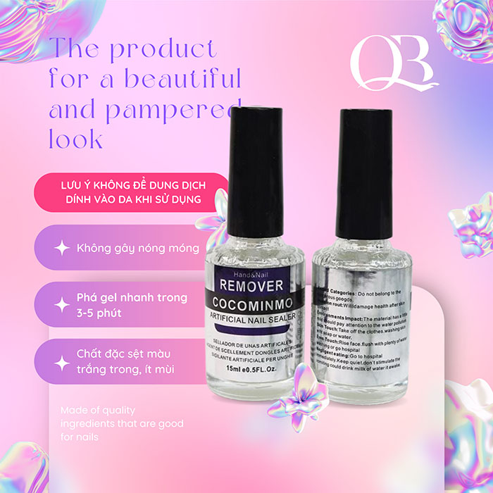 Dung dịch phá gel lạnh 15ml magic remover