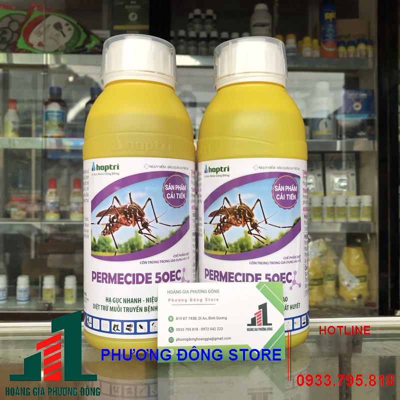 Thuốc diệt muỗi và côn trùng Permecide 50EC - Chai 1 lít