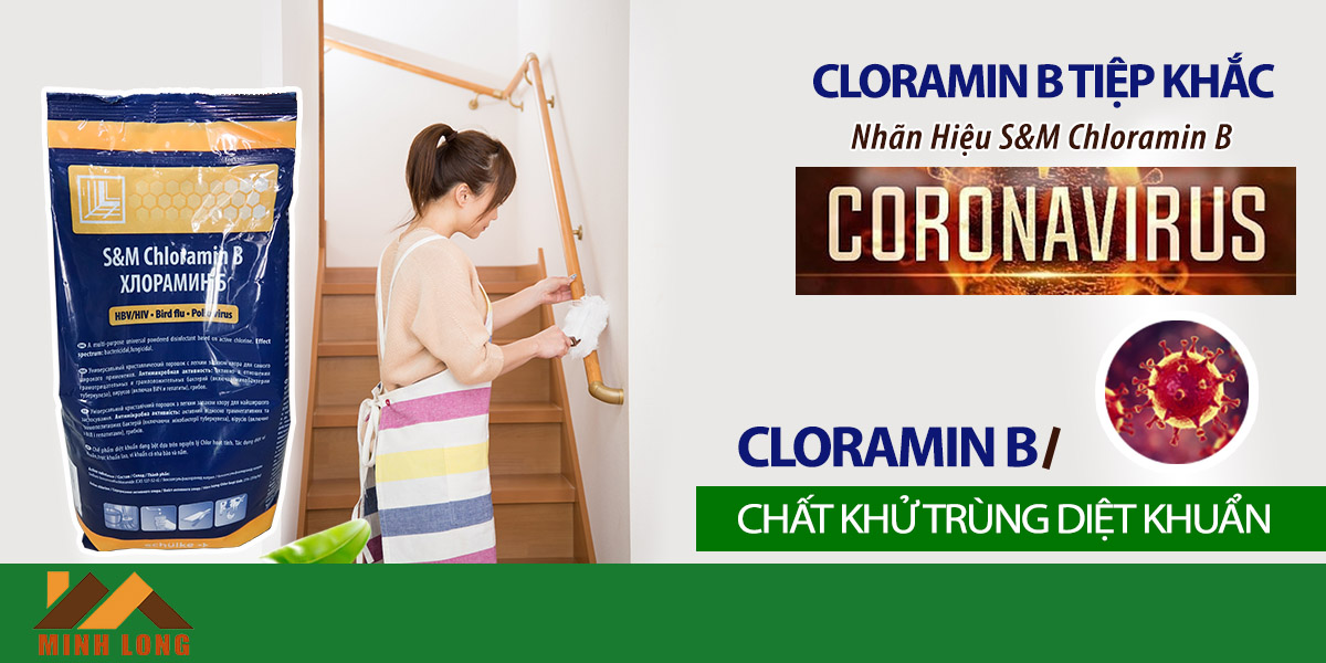 BỘT KHỬ KHUẨN CLORAMIN B 25% - 1KG [Hàng nhập khẩu SÉC]