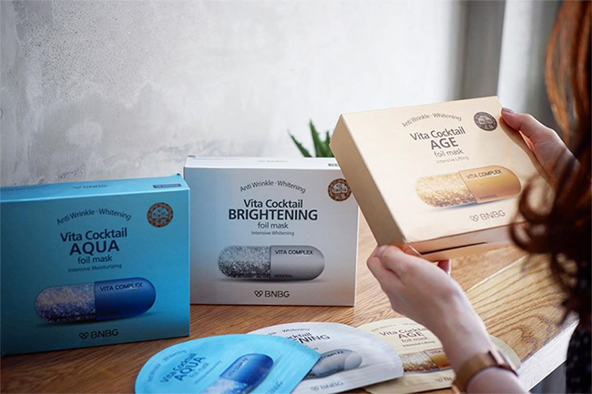 Combo 10 Mặt Nạ Dưỡng Da Toàn Diện BNBG Mask