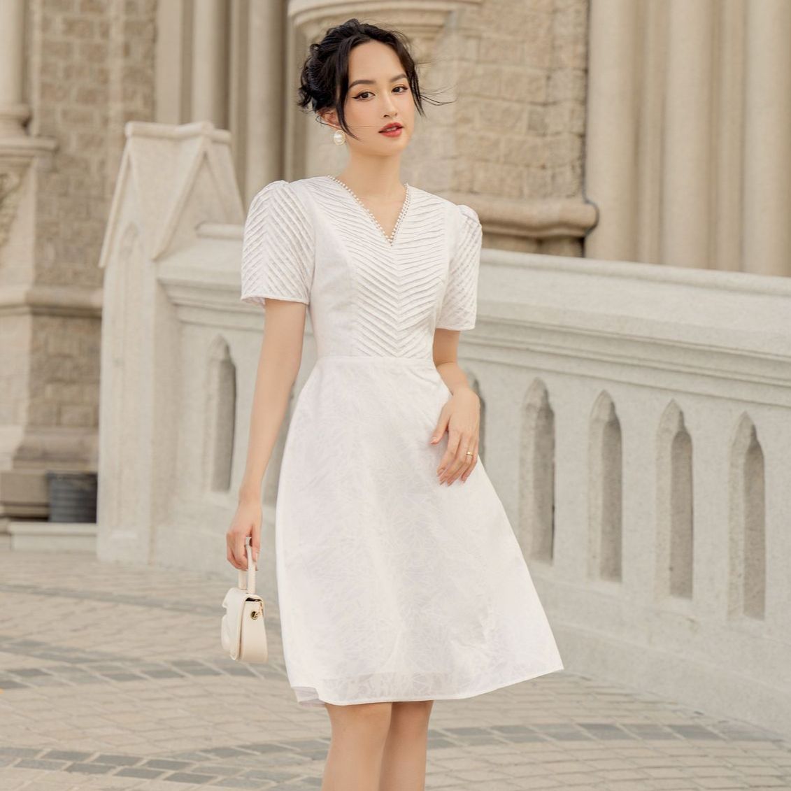 OLV - Đầm Kristen Pleated Dress