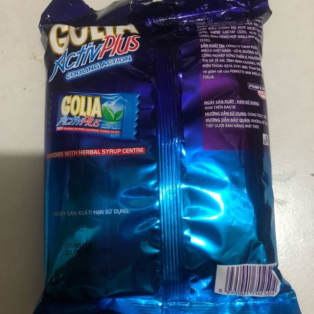 [HCM]Kẹo Golia Active Plus gói 112.5g