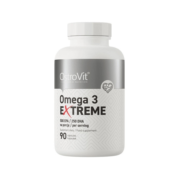 Ostrovit Omega3 Extreme - Hàm lượng EPA/DHA siêu cao (90/180 viên)