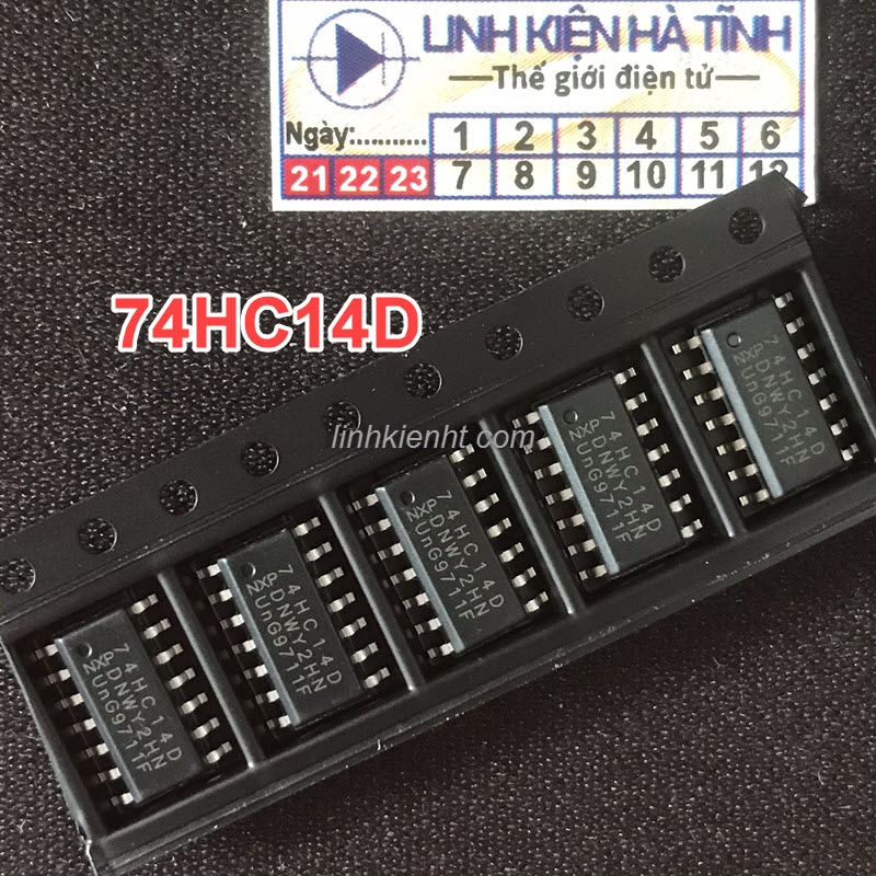 Túi 10 con ic 74hc14d 74hc14 sop-14 mới