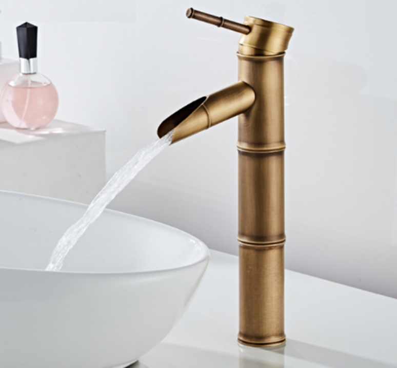 Vòi Lavabo cao giả cổ nóng lạnh MS8
