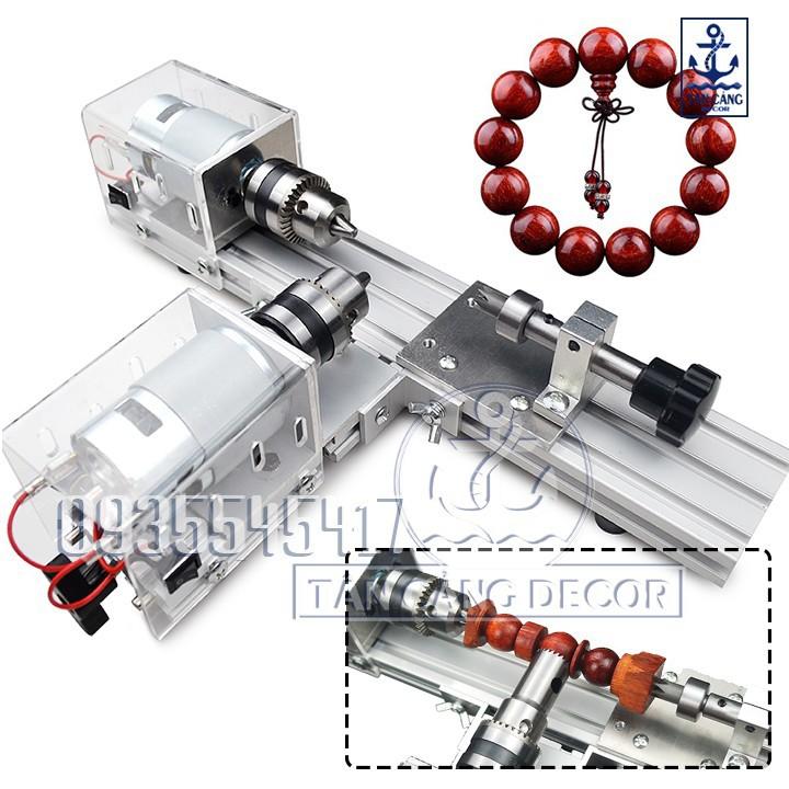 Máy Tiện Hạt Chuỗi 2 Môtơ Mini