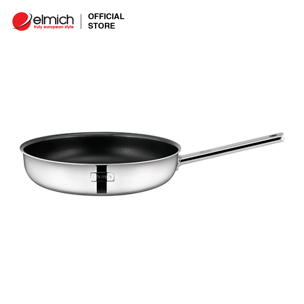 >> BÁO GIÁ CHẢO INOX CAO CẤP 2 LỚP ĐÁY LIỀN ELMICH TRI-MAX | Shopee Lazada Sendo Tiki mới nhất 184 Chảo Elmich Inox 2 lớp cao cấp đáy liền Tri-max XS EL-3754 size 28cm