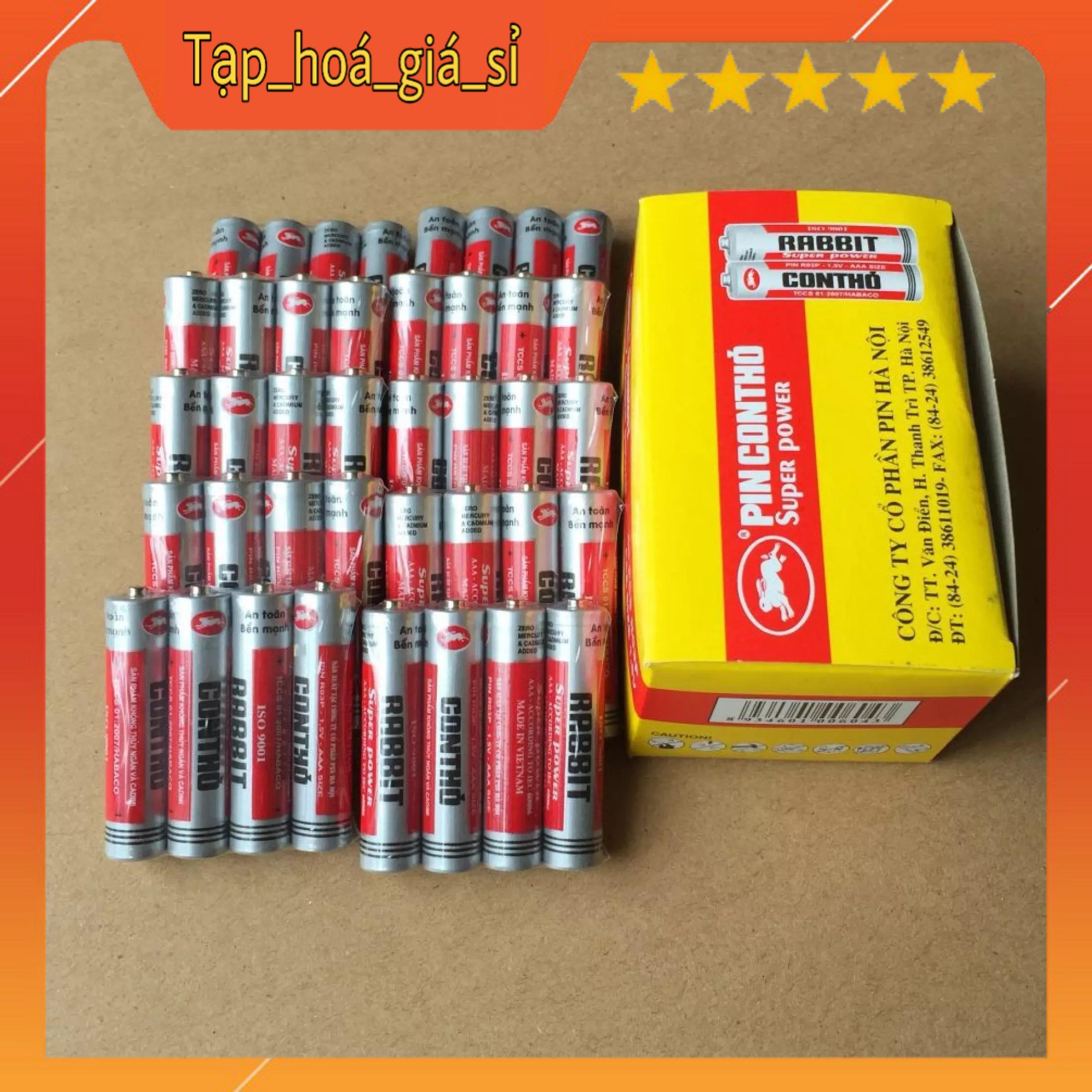 [ Hộp 40 viên ] pin con thỏ size AAA