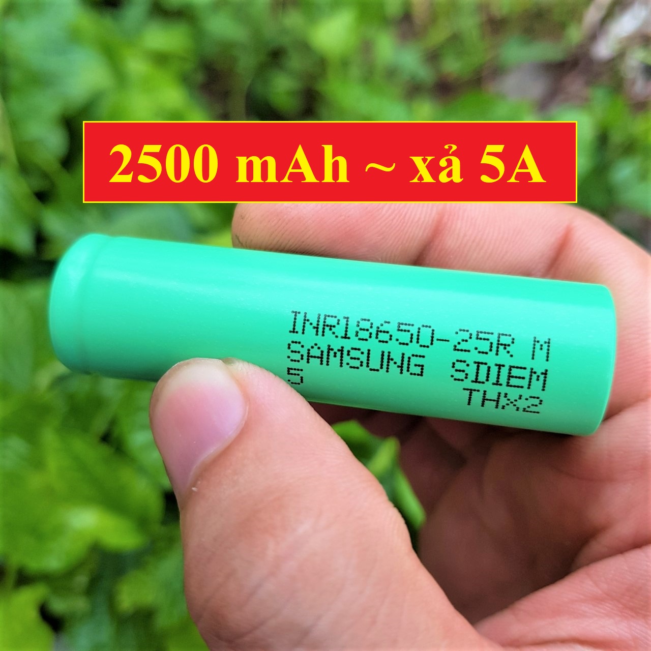 DMST Cell pin 18650 2500mah-5A chuẩn dung lượng