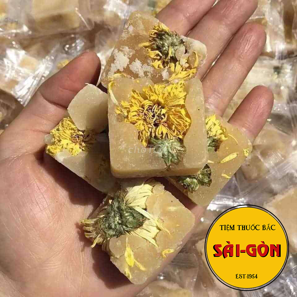 20 viên trà hoa cúc đường phèn mật ong