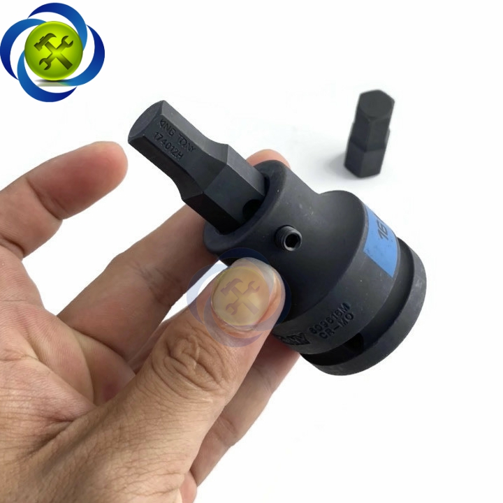 [HCM]Đầu tuýp lục giác 12mm Kingtony (Mũi lục giác + tuýp 3/4)