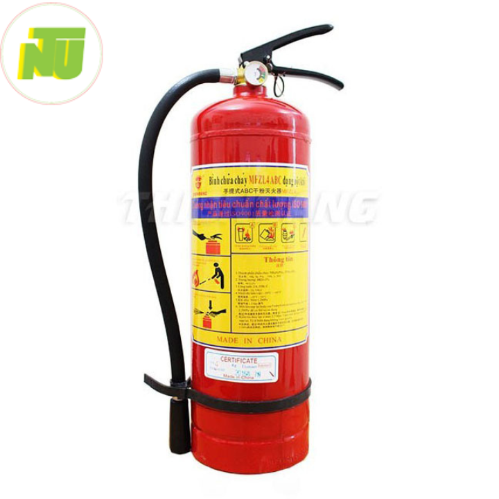 Bình chữa cháy mfz4 abc 4kg không tem
