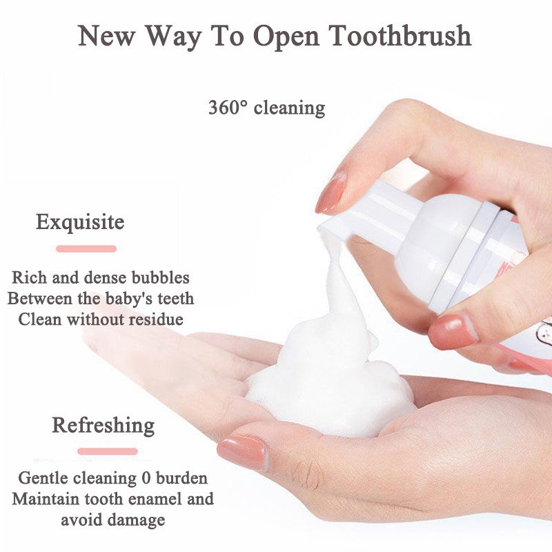 Kem đánh răng trẻ em, Kem đánh răng tạo bọt cho bé nuốt được