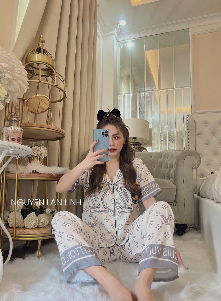 Đồ ngủ  lụa Latin hàng thiết kế cao cấp