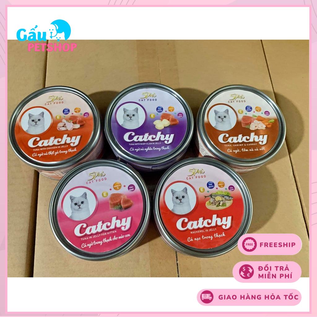 Pate mèo 5 Plus Catchy từ thịt cá ngừ 170g