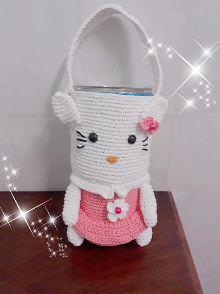 Túi đựng ly giữ nhiệt handmade