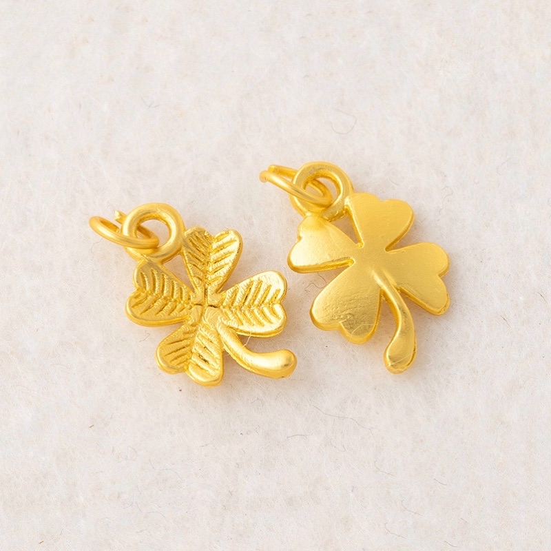 Charm treo cỏ 4 lá vàng - KL194