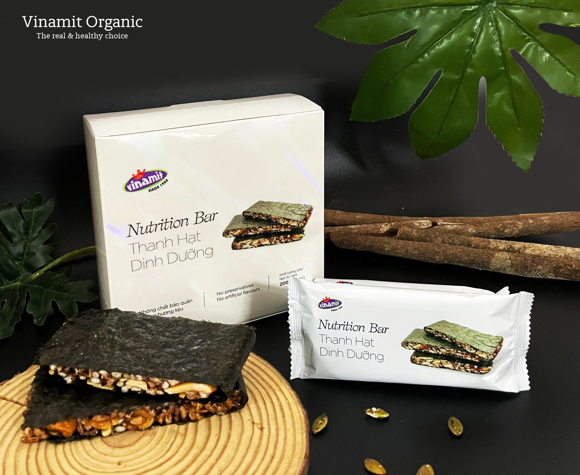 Thanh Hạt Dinh Dưỡng Vinamit 200G nguyên vị