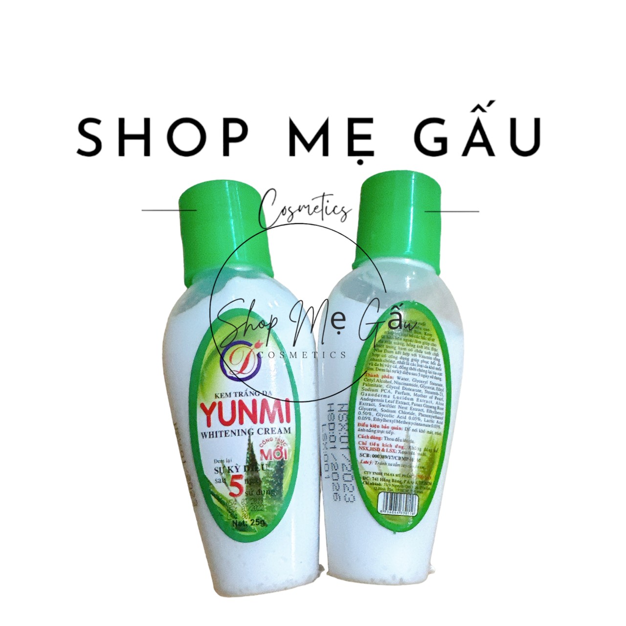 Lẻ 1 hộp kem trắng da yunmi