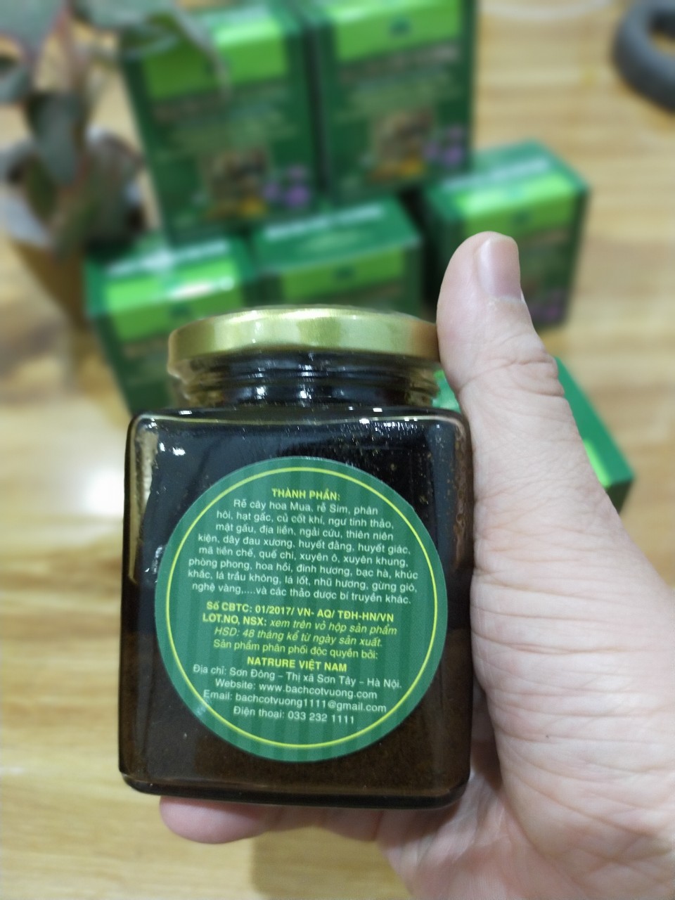 Combo 2 hộp tinh dầu xoa bóp Bách Cốt Vương