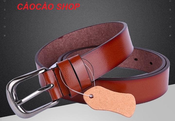 [HCM]THẮT LƯNG NỮ THỜI TRANG - Nữ da bò