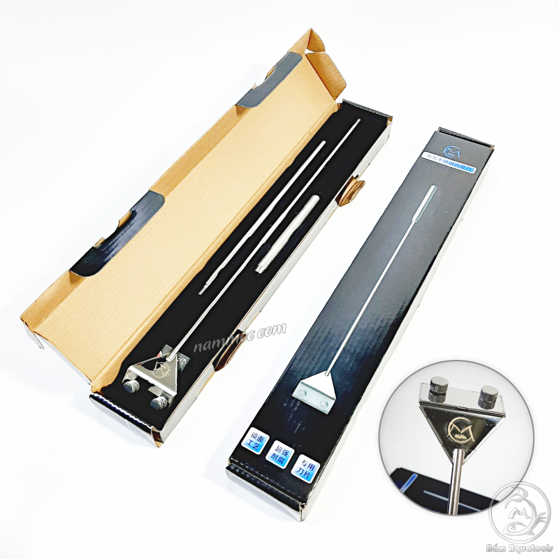 Cây cạo rêu inox mufan - cạo rêu cho bể cá cảnh, thuỷ sinh