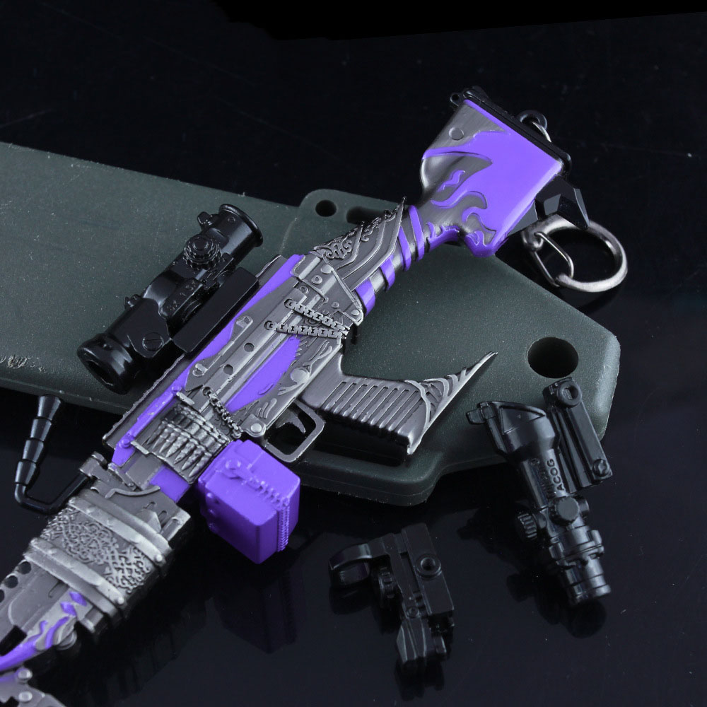Mô Hình PUBG Kim Loại M249 Collector 3 Scope