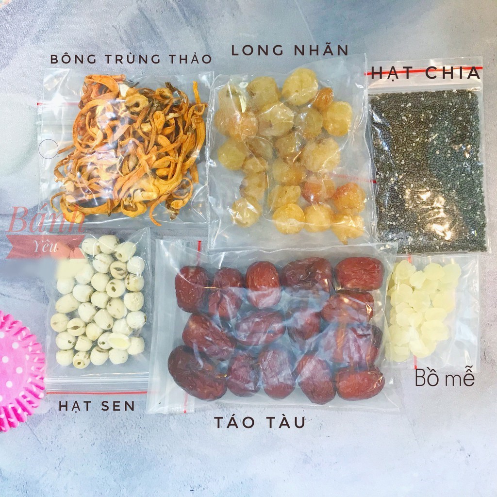 Combo nguyên liệu Chè Dưỡng Nhan