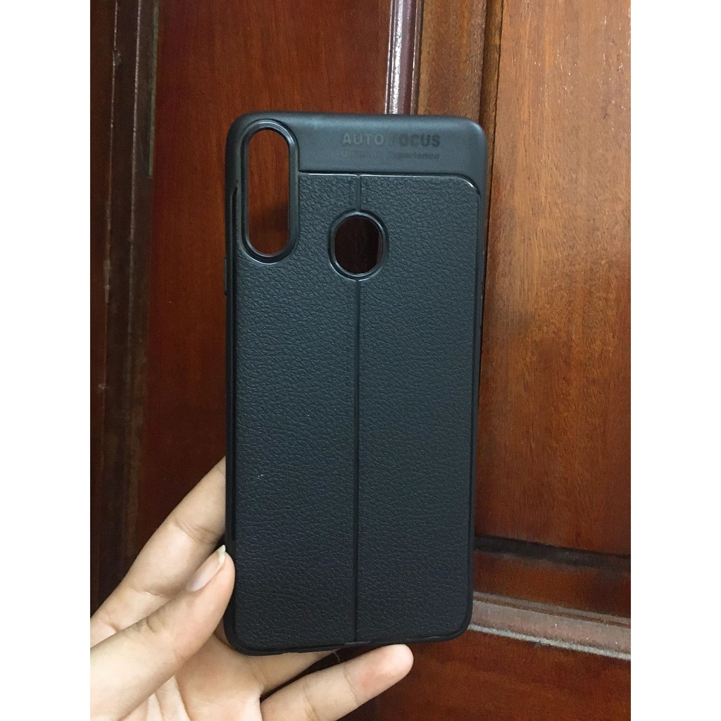 Ốp Lưng Dẻo Vân Da Chống Sốc Autofocus Samsung A20S