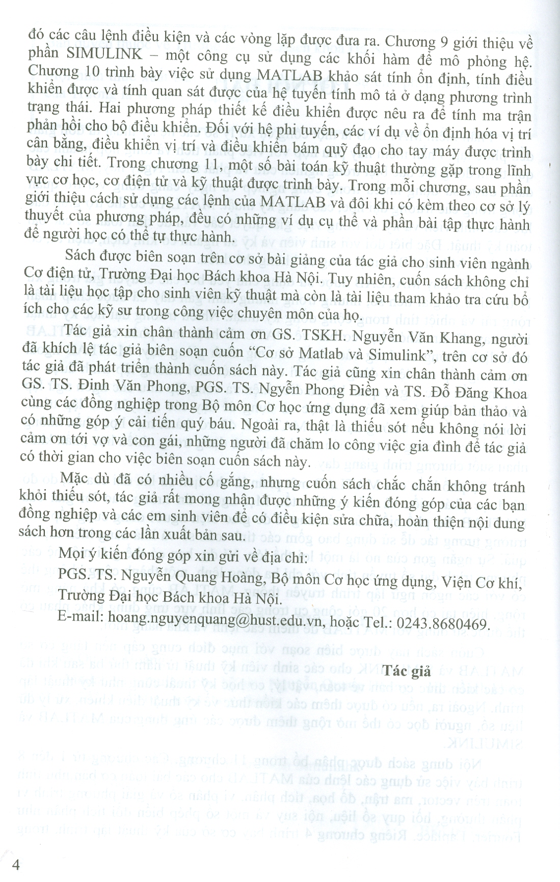 Matlab & Simulink Cho Kỹ Sư