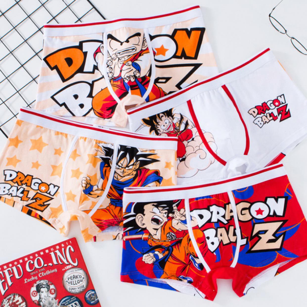 Set 4 Quần Lót Boxer Nam Hoạt Hình Độc