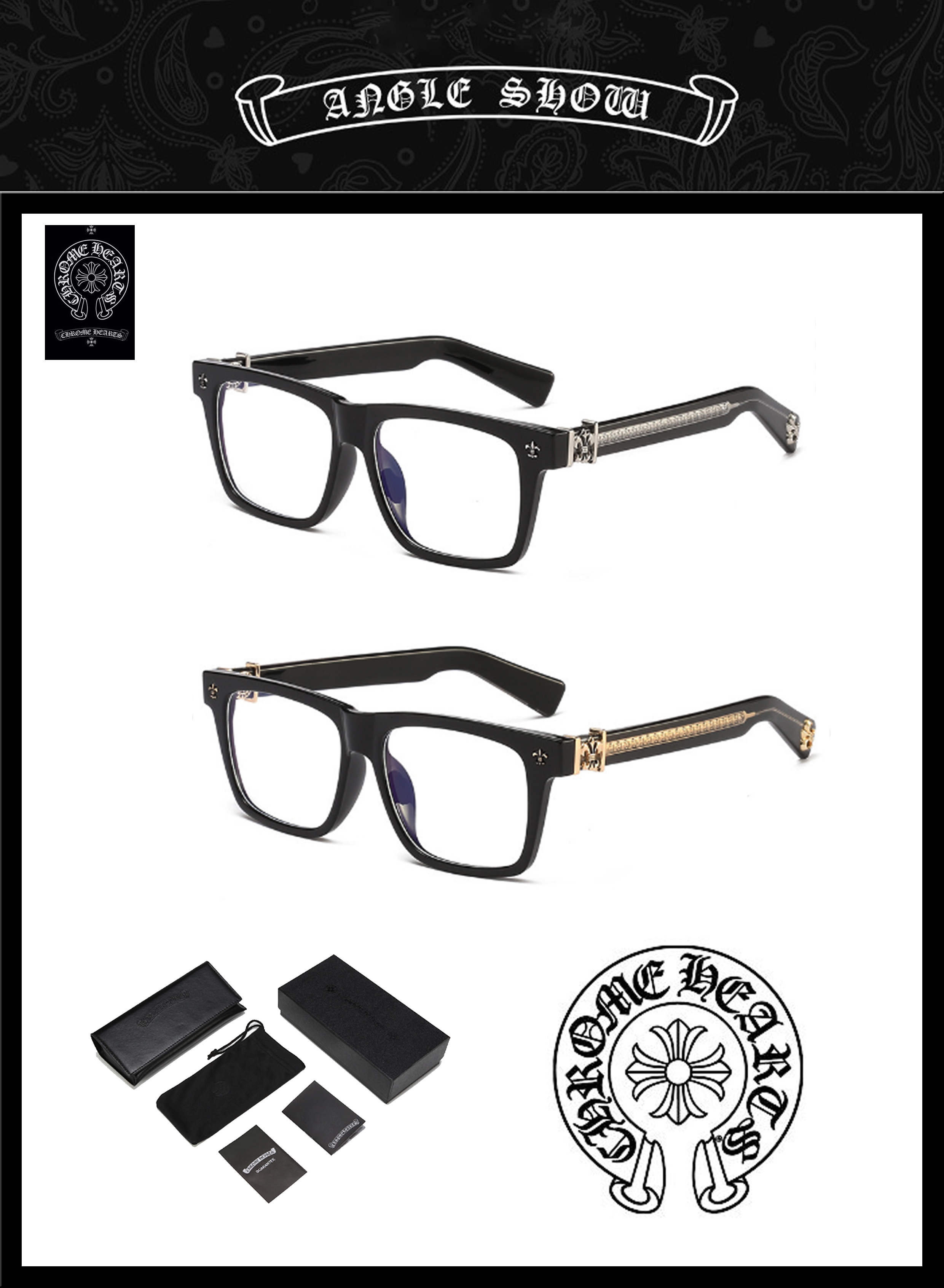 MẮT KÍNH THỜI TRANG CHROME HEARTS CAO CẤP